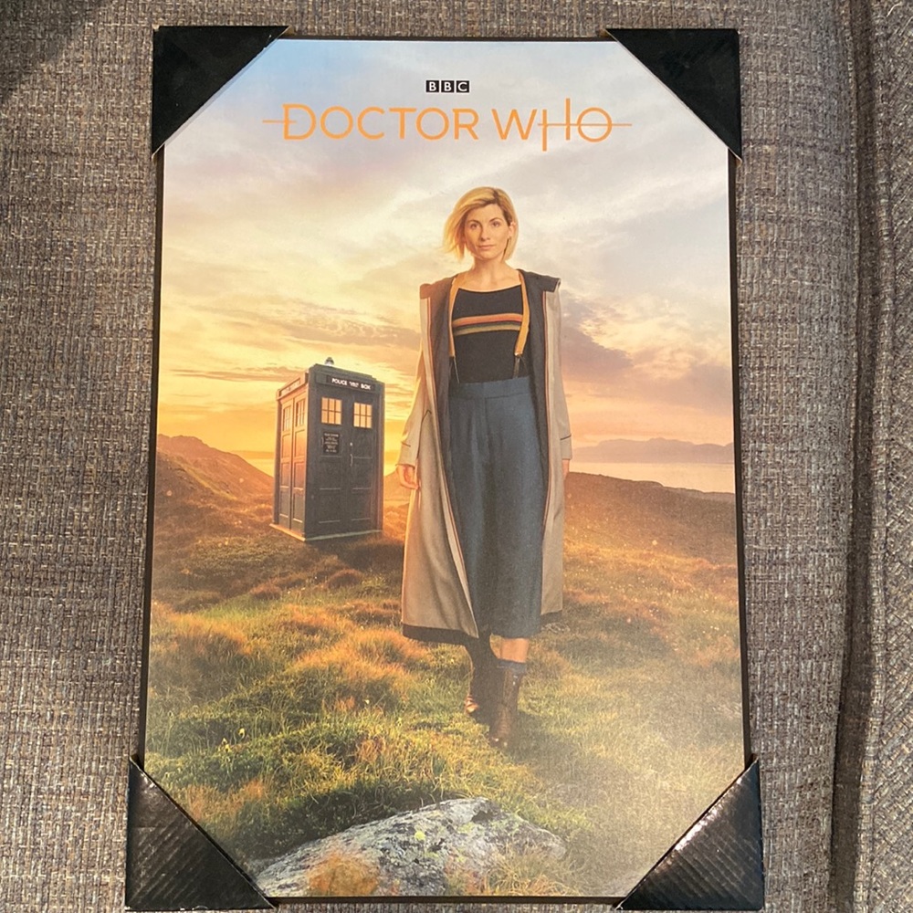 Doctor Who 13in x 19in wooden picture